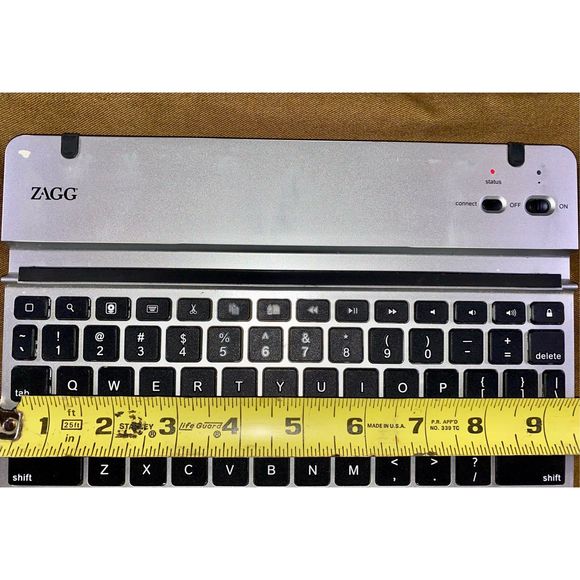 ZAGG YW2-LEACSIPAD Bluetooth Keyboard Ipad2 compatable - Picture 5 of 6